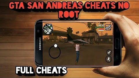 GTA San Andreas cheats android no root