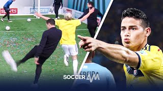 OUTRAGEOUS TOP BIN VOLLEY! 🚨 | Stewart Downing recreates famous James Rodriguez worldie!