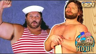 Hacksaw Jim Duggan on Fred Ottman as Tugboat
