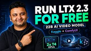 How to Run LTX-2.3 (22B) on Free Kaggle T4 GPUs — Full Tutorial