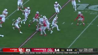 Utah & Ohio State Combine for 5 TDs in 2:30 in the 2021 Rose Bowl