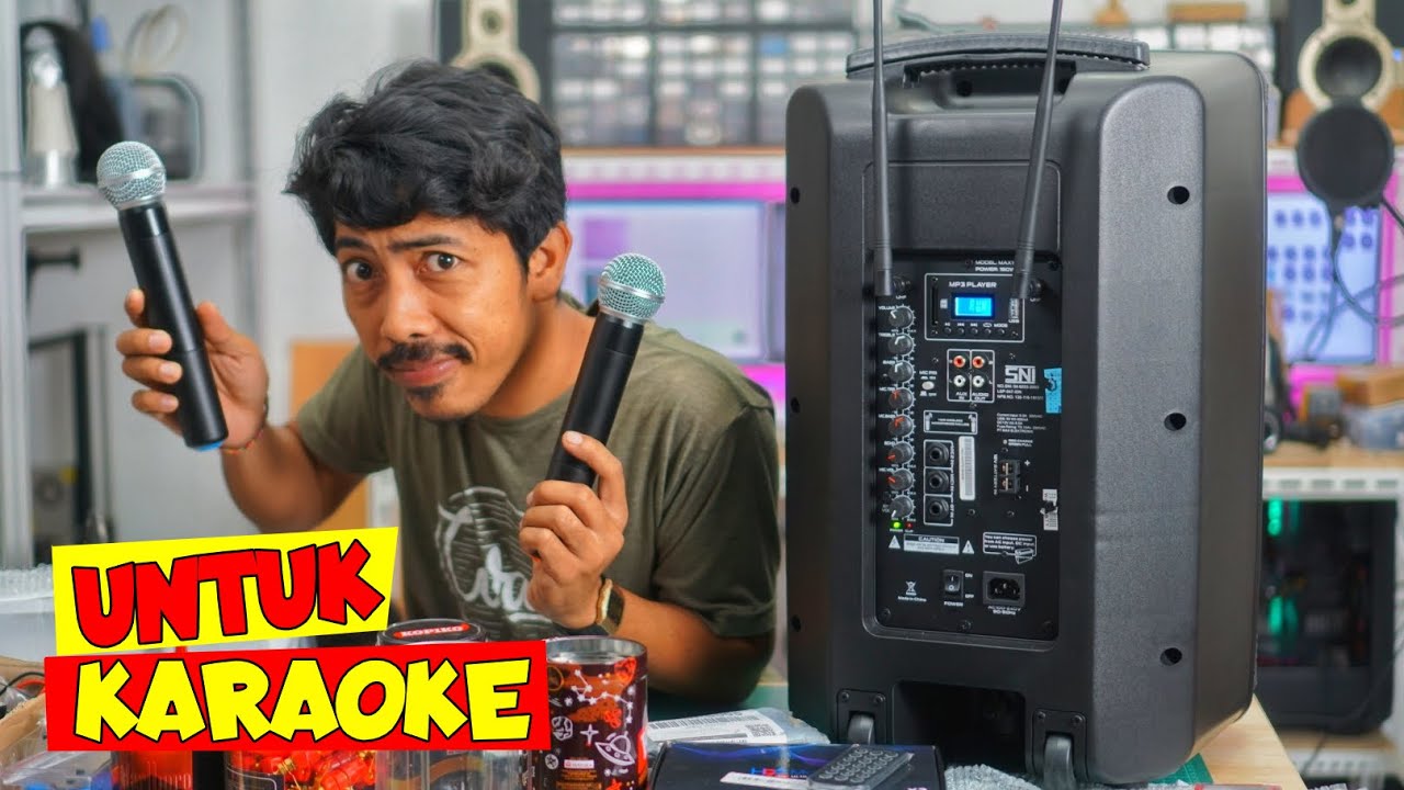 SPEAKER Untuk Karaoke Praktis BareTone MAX10HE