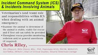 Incident Command System (ICS) & Incidents Involving Animals - Veterinarian's Role