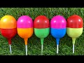 Yummy Kinder Surprise Lollipop Wrapper Crinkling Crunchy ASMR Soothing Sounds