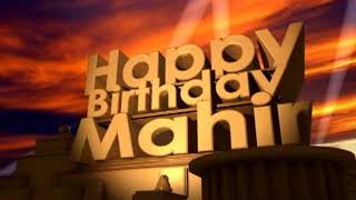 Happy Birthday Mahir