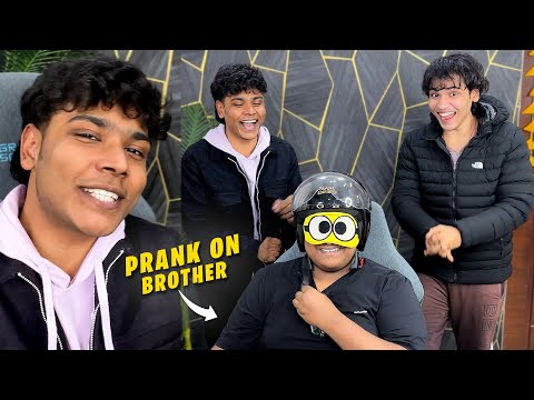 Helmet Game Prank on Brother gone wrong 😂 Gussa Hogya