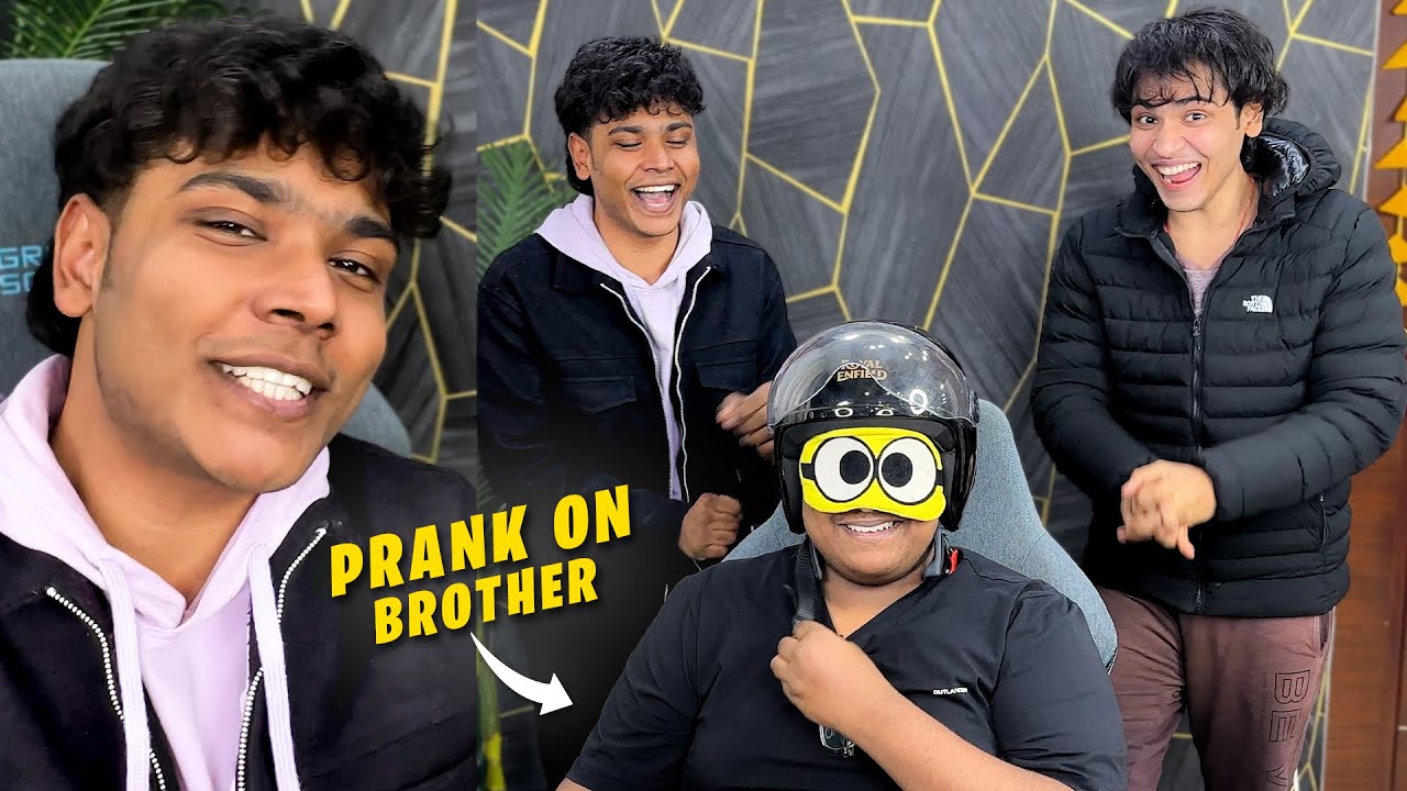 Helmet Game Prank on Brother gone wrong 😂 Gussa Hogya