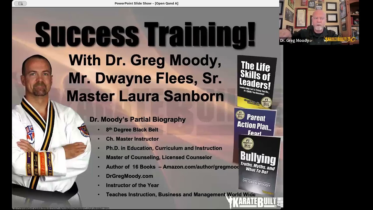 School to Home: Bridging Martial Arts for Success with Greg Moody, Laura Sanborn & Dwayne Flees