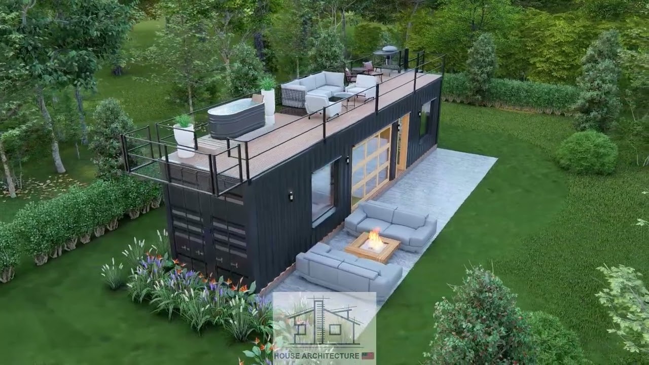 Luxury shipping container 8x40ft