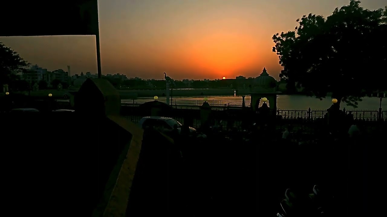 Jamnagar Sunset lakhota lake(ranmal lake)