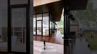 Restaurant Interior Design | highway Side Cafe #cafeinterior #cafedesign #restaurantdesign