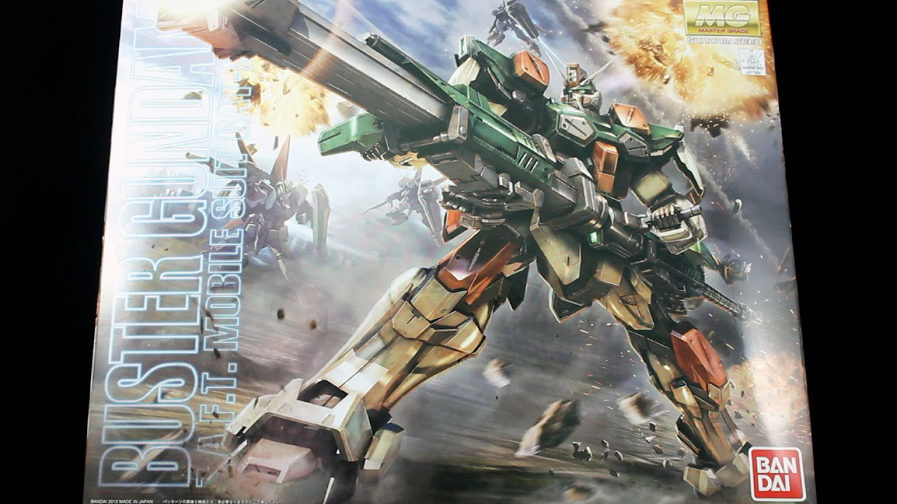 MG Buster Gundam & Duel Gundam セット 228 - MG GAT-X103 Buster Gundam UNBOXING - YouTube