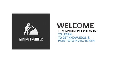 THE MINING ENGINEERS | CHANNEL INTRO