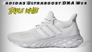 adidas Ultraboost DNA Web Triple White DETAILED LOOK and Release Update