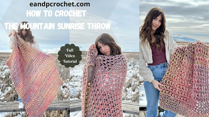 Create Cozy Warmth: Crochet a Stunning Mountain Sunrise Blanket