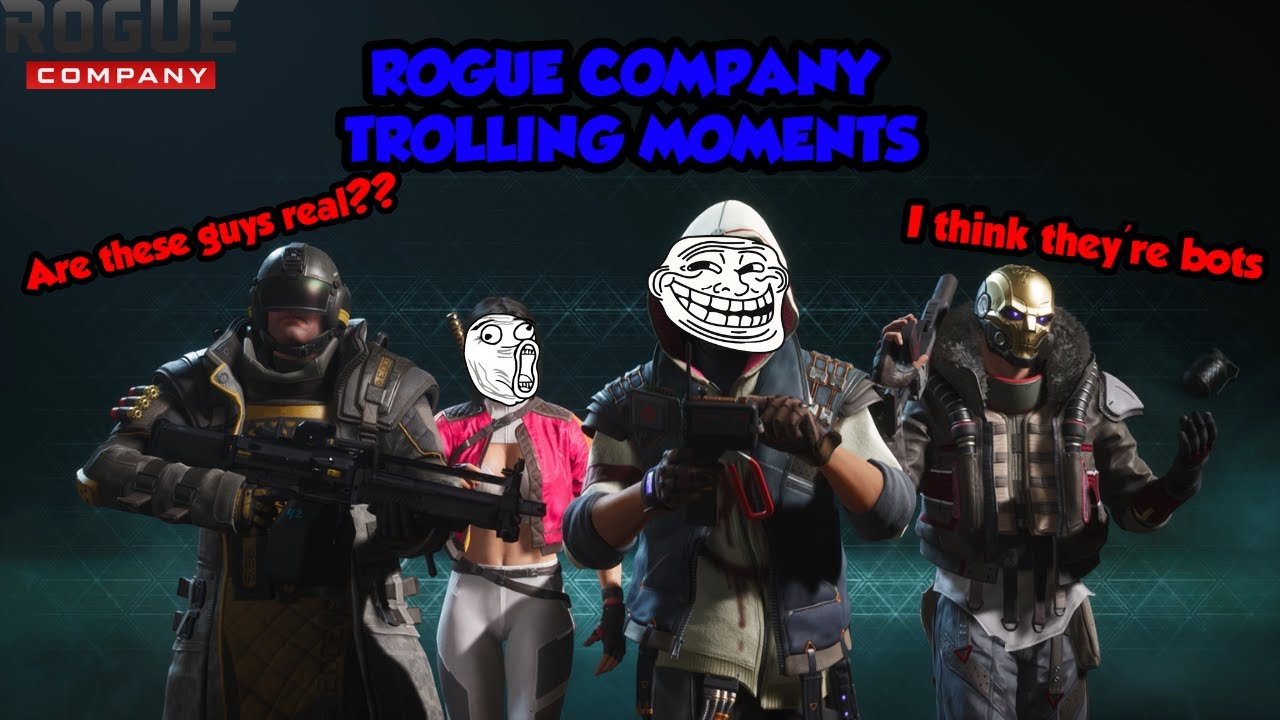 ROGUE COMPANY FUNNY MOMENTS! - Acting like Bots, Throwing Games and Hilarious Game Chat!!