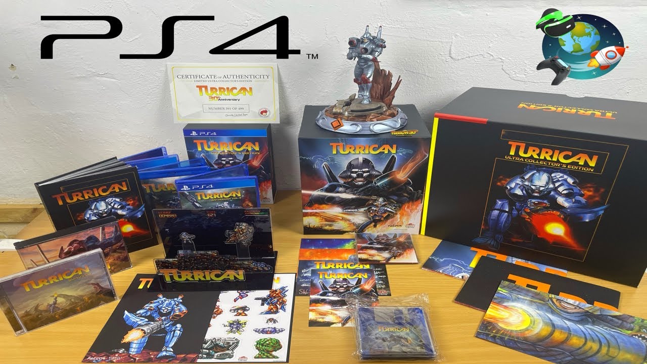 PS4 Turrican ぎょうぎょうしく タリカン 欧州ウルトラコレクターズ版 