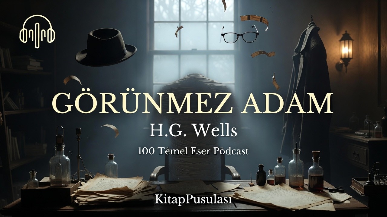 PODCAST YAYINI I Görünmez Adam | H.G. Wells – Görünmezlik Bir Güç mü, Yoksa Lanet mi? 100 TEMEL ESER