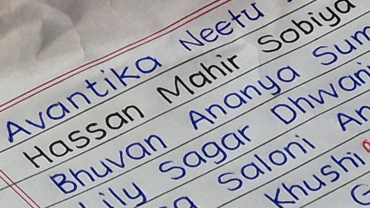 Writing Every Subscriber's Name! Drop yours below 👇 