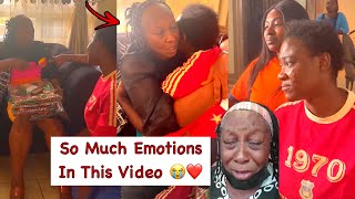 Emotional Moment Actress Mercy Johnson Receives Endless Blessing From Patience Ozokwor (She Cried)