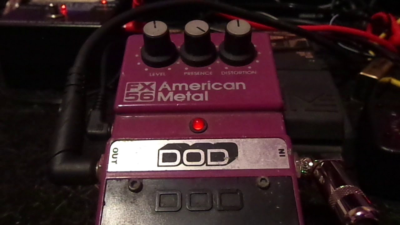 DOD FX56 American Metal on bass