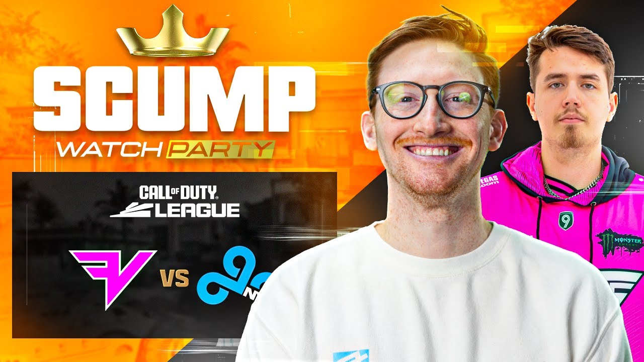 🔴LIVE - SCUMP WATCH PARTY!! FAZE VEGAS vs C9 NEW YORK | CDL MAJOR 1 QUALIFIERS WEEK 4