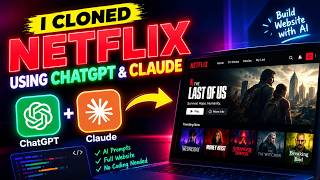I Cloned Netflix Using ChatGPT & Claude AI 😱 | Build a Website with AI Update