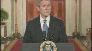 Bush Delivers His Farewell Address