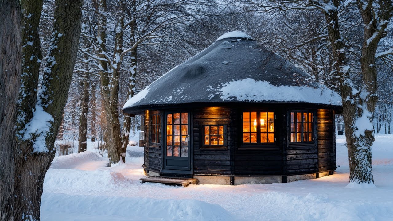 Circular Wooden House Design | Why This Shape Feels Warmer in the Snow