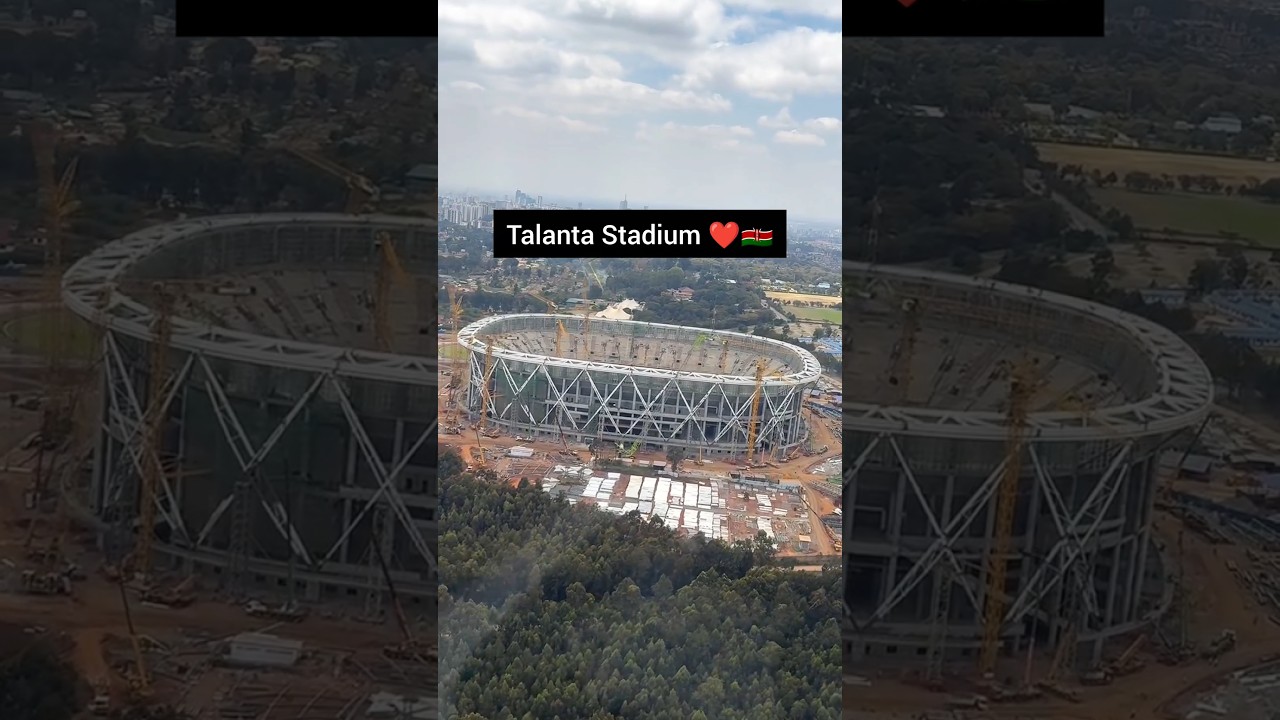 Talanta Sports City stadium in Nairobi, Kenya ❤️.  