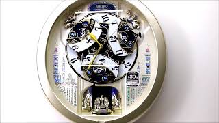 SEIKO セイコー からくり電波掛け時計   RE579S 薄金色　Melodies In Motion Wall Clock Part2