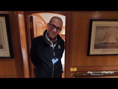 A still from the video XASTERIA  | ⛵️Greece Luxury Yacht Charter by myGreekCharter