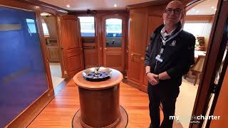 What is the Xasteria luxury yacht like inside? — featuring myGreekCharter