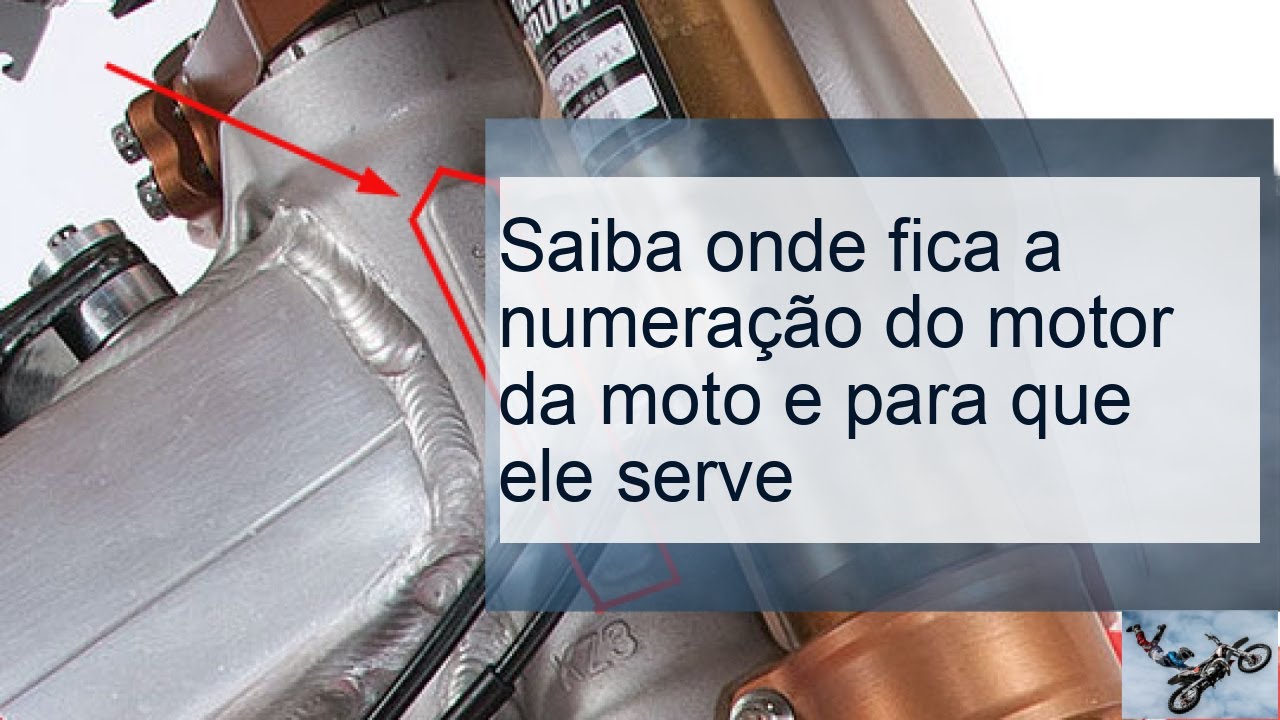 Saiba onde fica a numeração do motor da moto e para que ele serve - YouTube