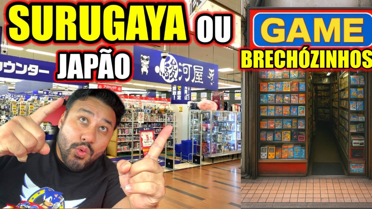 CAÇADA GAMER NO BRECHÓ DO JAPÃO ,JUNK ,RETROGAME NA LOJA SURUGAYA