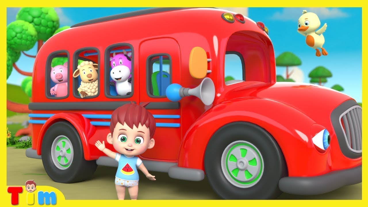 Wheels on the Bus + More Nursery Rhymes and Kids Songs | Tim Time