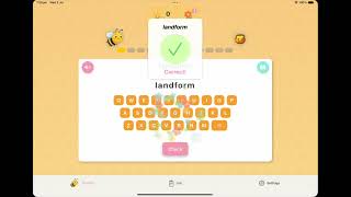 Eva Bee Spelling App – Interactive Learning Demo (iPad) screenshot 1