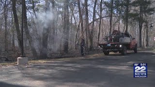 10-acre brush fire reported near Blunt Park in Springfield