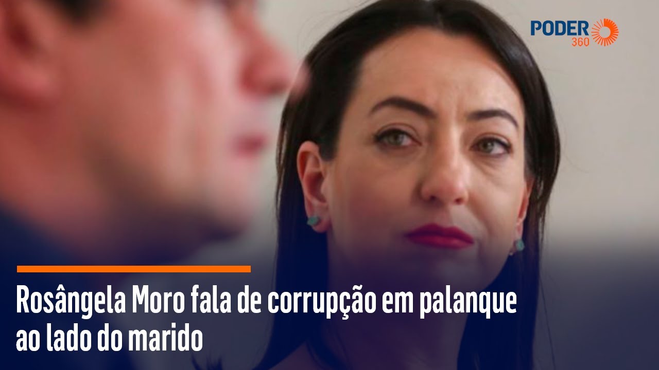 Rosângela Moro fala de corrupção em palanque ao lado do marido