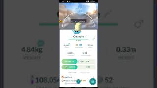 Pokemon Go || Omanyte Full Evolution