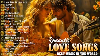 Top 50 Melodies Beautiful Guitar Music To Soothe Your Heart 🎶💖 RELAXING INSTRUMENTAL MUSIC ROMANTI