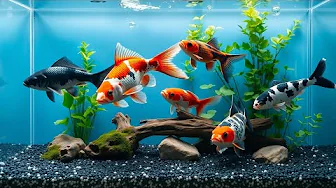 Peaceful Fish Tank Ambience | Gentle Bubbles and Tropical Aquarium Vibes