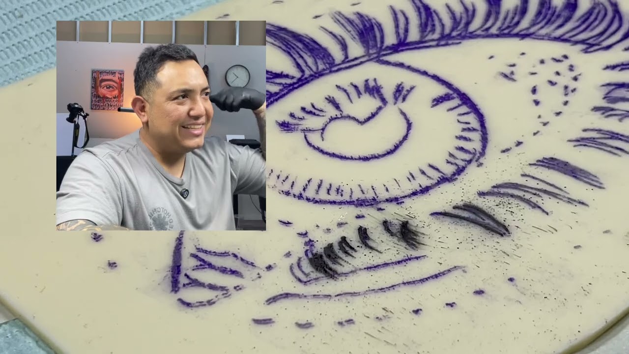 TATUAJE OJO REALISTA | pestaña por pestaña 