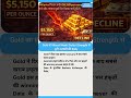Gold का Worst Week! Dollar Strength से टूटी 4 हफ्तों की Rally