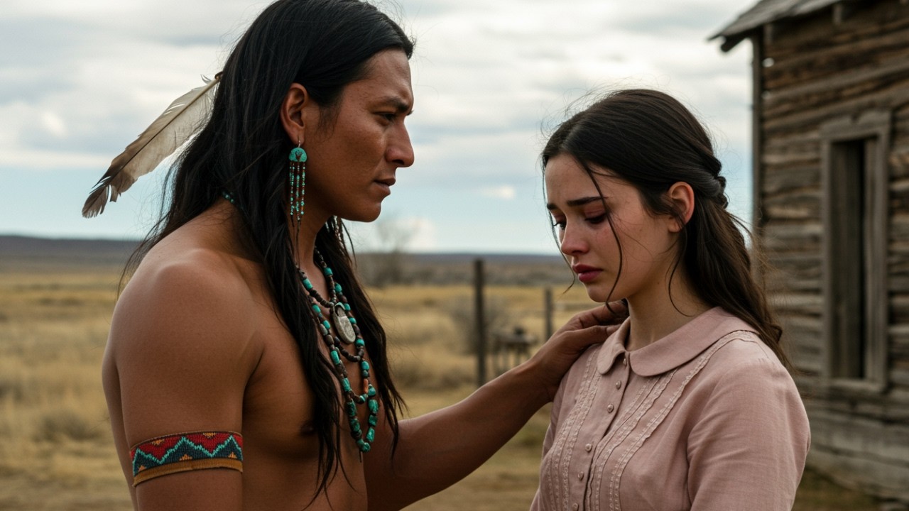 Unten tat es weh, gestand die Postbestell-Braut — der Apache schwieg… und der Sturm brach los