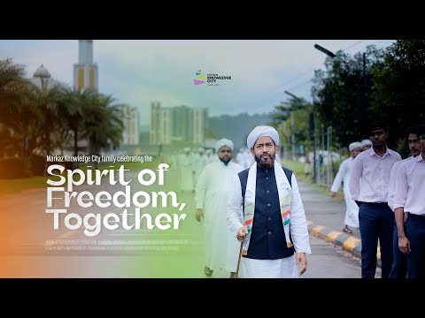 Markaz Knowledge City family celebrating the spirit of freedom, together.