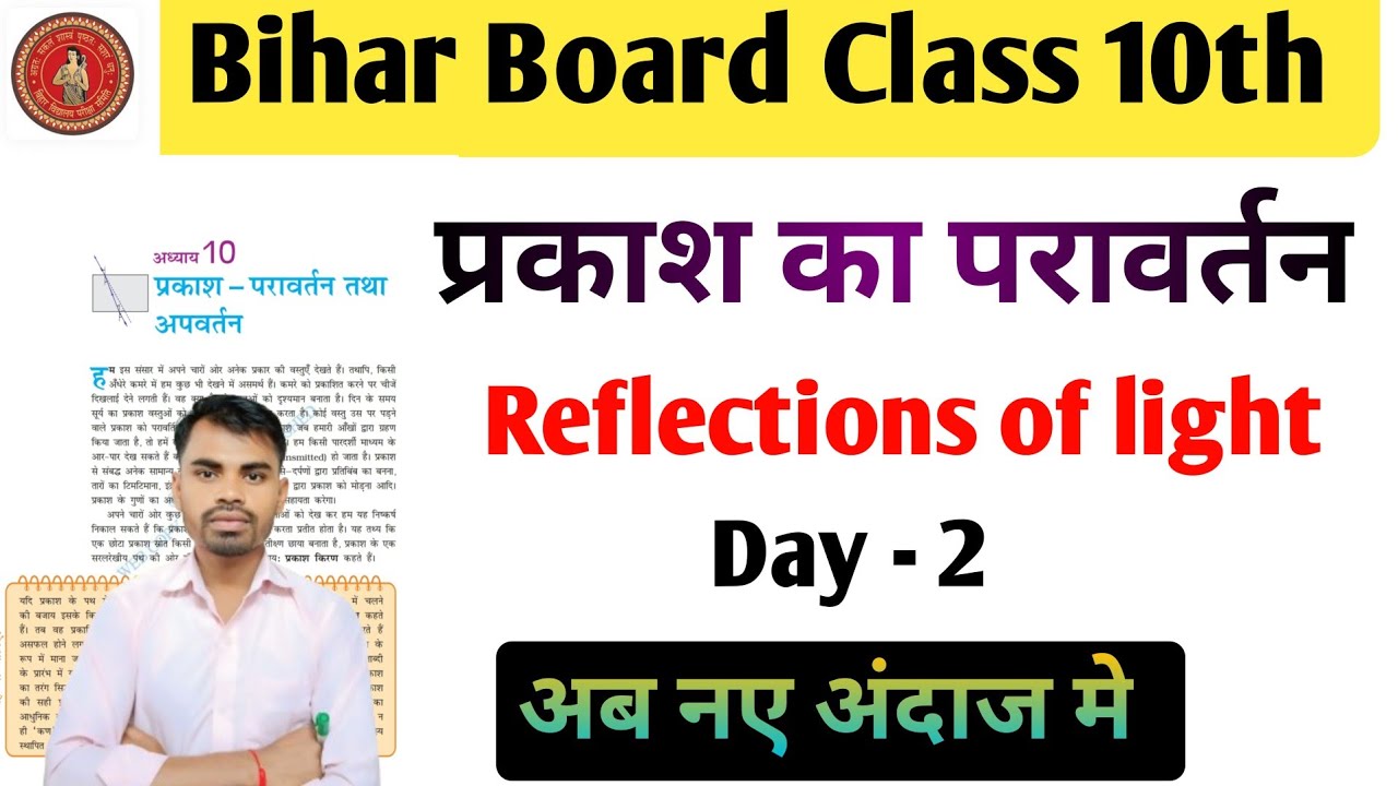 Class 10 Prakash Ka Pravartan Tatha Apvartan || Prakash Ka Pravartan Tatha Apvartan Class 10th