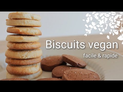 Vidéo: Comment Faire Des Biscuits Sablés Végétaliens