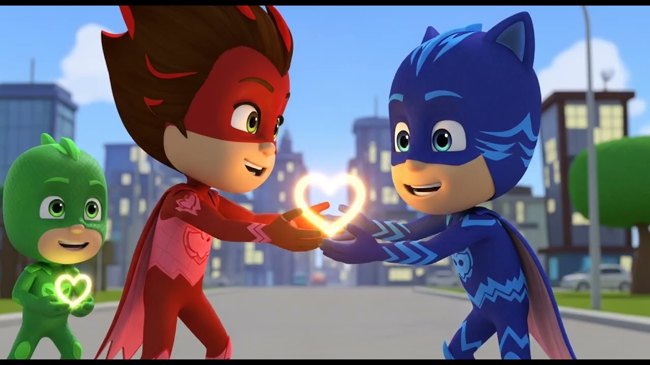 PJ Masks Super Fun Day Детские стихи для детей Эп 1