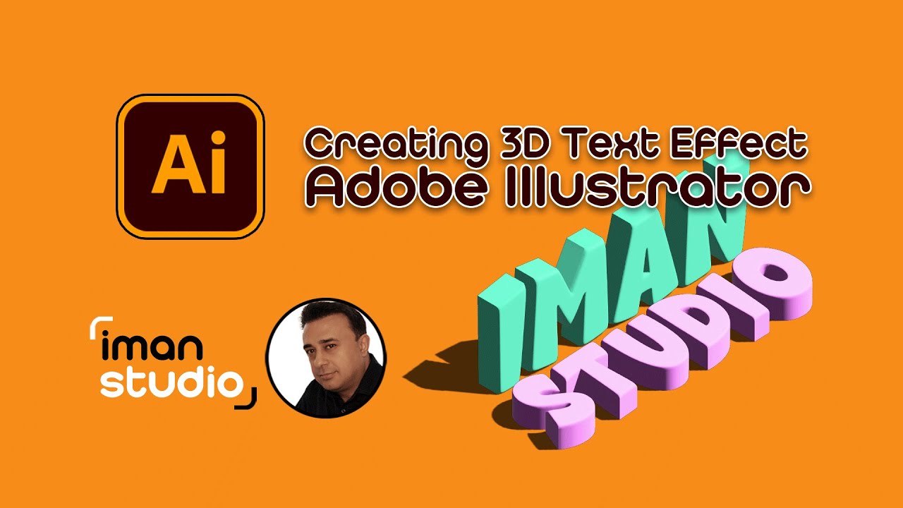 Creating 3D Text Effect Adobe Illustrator #illustrator - YouTube